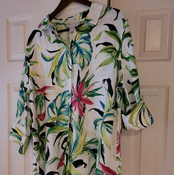 Chico's linen shirt - Picture 2 of 7